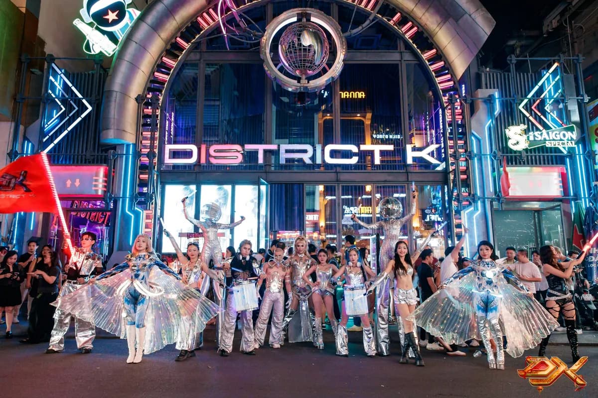 District K Saigon — Tổ hợp giải trí phố đêm tại 30 Thủ Khoa Huân, Quận 1, TP.HCM
